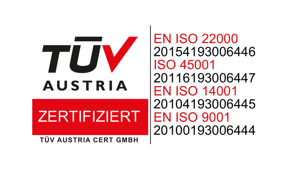 CARINI jetzt auch zertifiziert nach ISO 22000